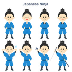 忍者のイラストセット