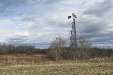 Obraz premium Abandoned Windmill