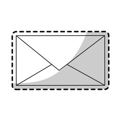 message envelope icon image vector illustration design 