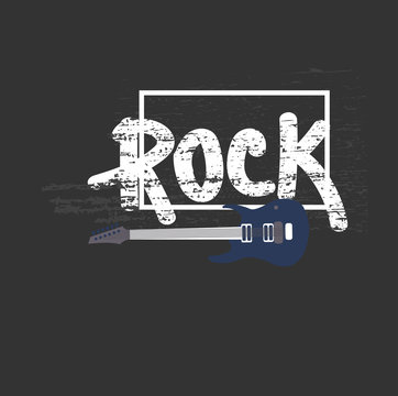 Punk rock music. Vector illustration.