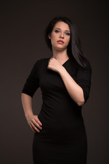 Obraz premium Portrait of a brunette woman