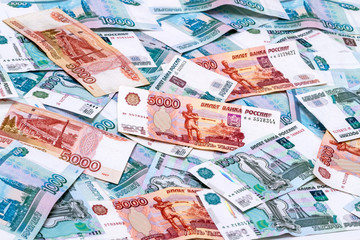 Background of Russian paper money