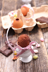 chocolate dessert for easter holiday