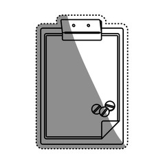 Medical report document icon vector illustration graphic design