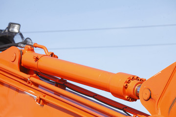Hydraulischer Baggerarm eines Baggers