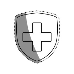 Obraz premium Medical healthcare service icon vector illustration graphic design