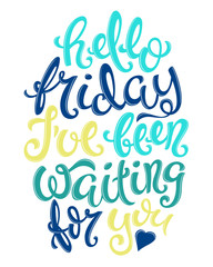Hello friday poster
