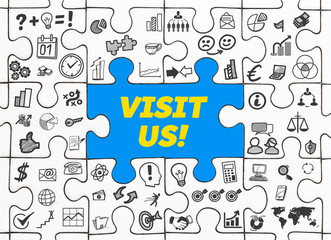 Visit Us! / Puzzle mit Symbole