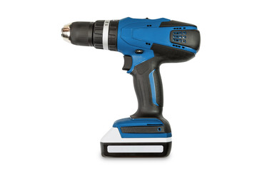Blue color cordless combi drill