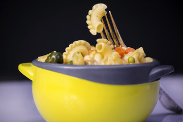 Vermicelli with vegetables