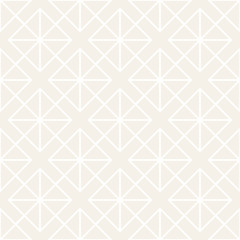 Seamless Pattern With Squares. Vector Abstract Background. Stylish Geometric Linear Structure