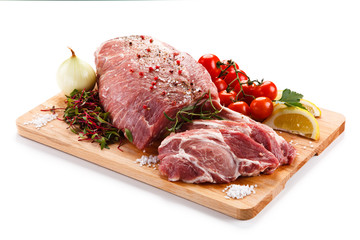 Fresh raw pork