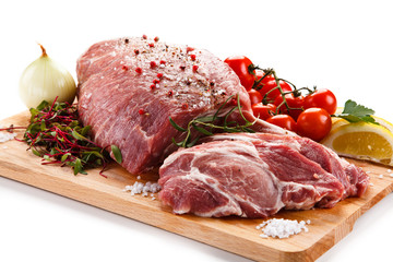 Fresh raw pork