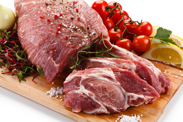 Fresh raw pork