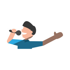 fun guy celebration happy vector illustration eps 10