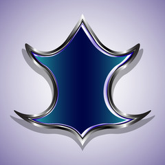 blue vector shield