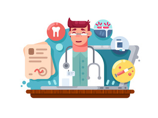 Service online doctor