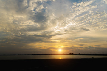 Obraz premium sky and sunset for background