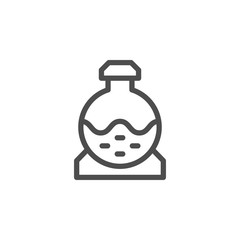 Sewerage tank line icon