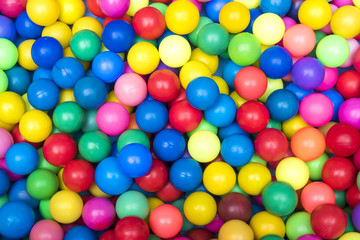 Fototapeta na wymiar Lots of colored balls background