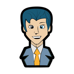 cartoon man comic imagen vector illustration eps 10