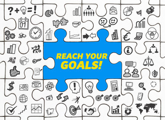 Reach your Goals! / Puzzle mit Symbole