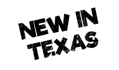 Obraz premium New In Texas rubber stamp. Grunge design with dust scratches. Effects can be easily removed for a clean, crisp look. Color is easily changed.