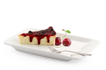Cherry cheesecake