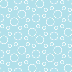 cute geometric bubbles graphic print vector pattern