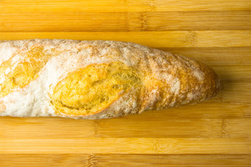 loaf of white wheat bread