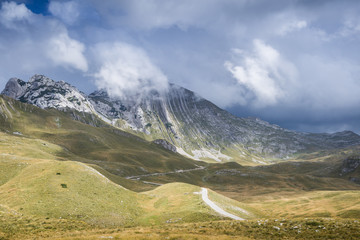 Road in Durmitor National Park, Montenegro