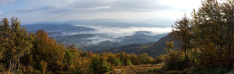 Beautiful view of Carpathian Mountains, East Europe, Ukraine