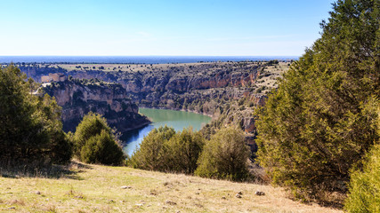 Natural park of the Duratón Sickles in Segovia, Spain