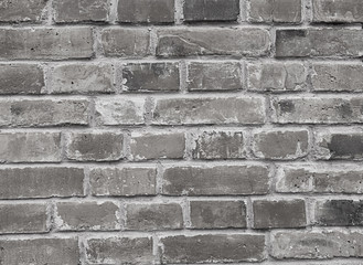Brick wall gray