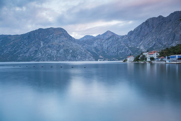 Long Exposure in Kotor Bay, Montenegro