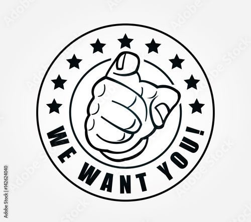 &quot;We want you&quot; Stockfotos und lizenzfreie Vektoren auf