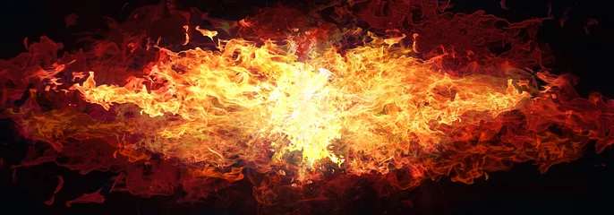 Fototapeten Feuer & Flamme Feuer Hintergrund  © adimas