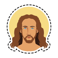 jesus christ icon image vector illustration design 