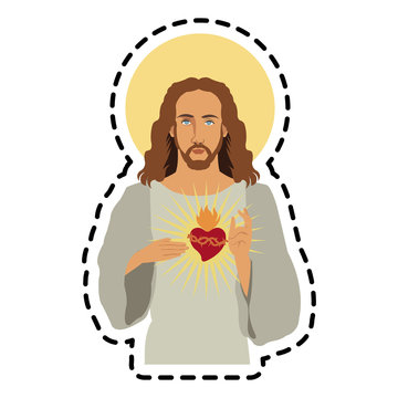 jesus christ icon image vector illustration design 