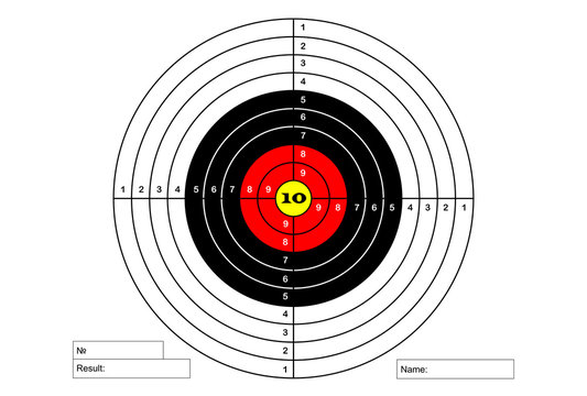 target for the shooting range