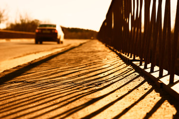 Horizontal city background