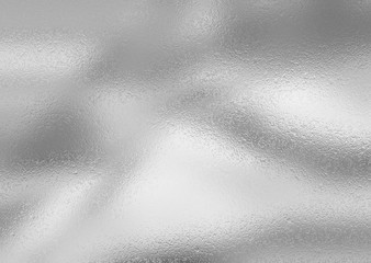 Silver background from foil texture