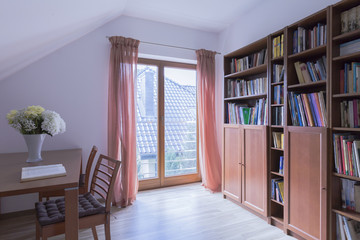 Adorable reading room for book lovers