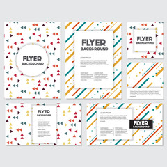 fresh background flyer style background Design Template