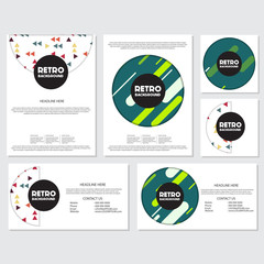 fresh background flyer style background Design Template