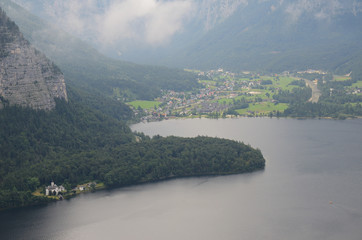 Hallstatt citty with lake / Austria