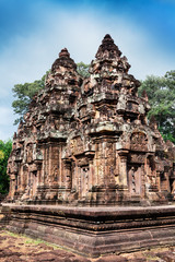 Fototapeta na wymiar Banteay Srei temple, Cambodia