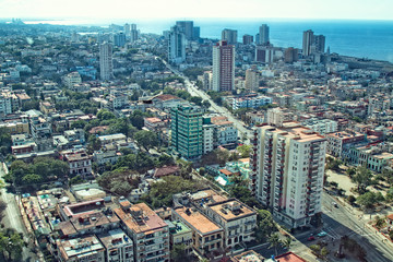 Aerial view of Havana Cuba