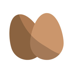 eggs icon over white background. colorful design. vector illustration