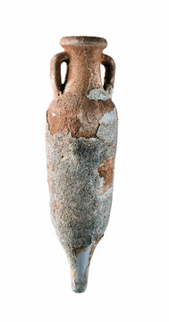 Clay pottery called amphora used in ancient times